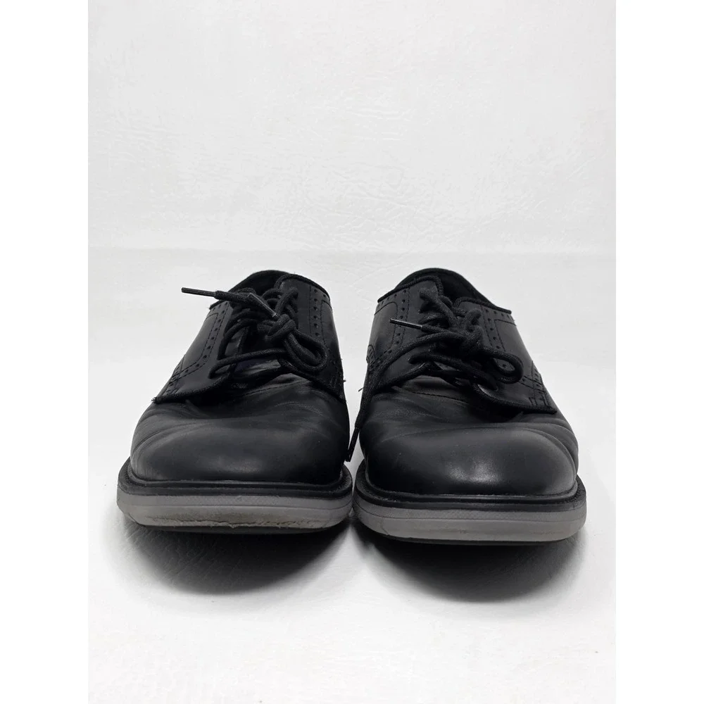 Cole Haan Go To Plain Toe Oxfords Black Leather Mens Size 9M C34123 Pre-owned